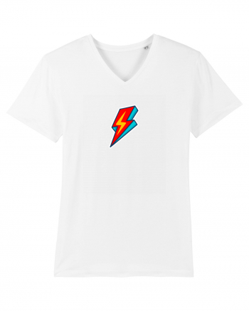 Retro  Lightning Bolt White