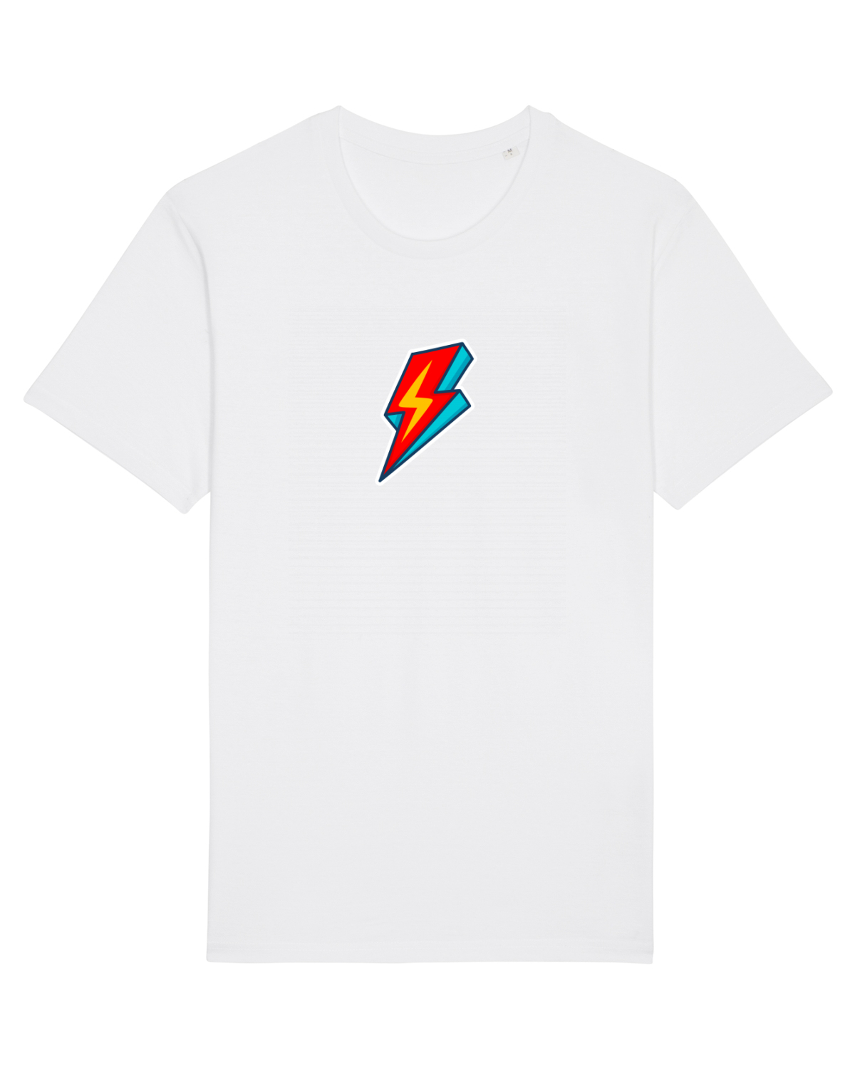 Tricou mânecă scurtă Unisex Rocker White