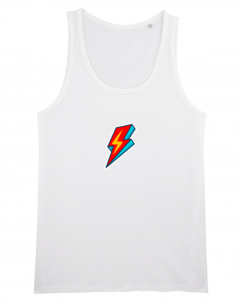 Retro  Lightning Bolt White