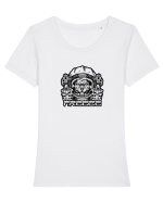 Freeze! Tricou mânecă scurtă guler larg fitted Damă Expresser