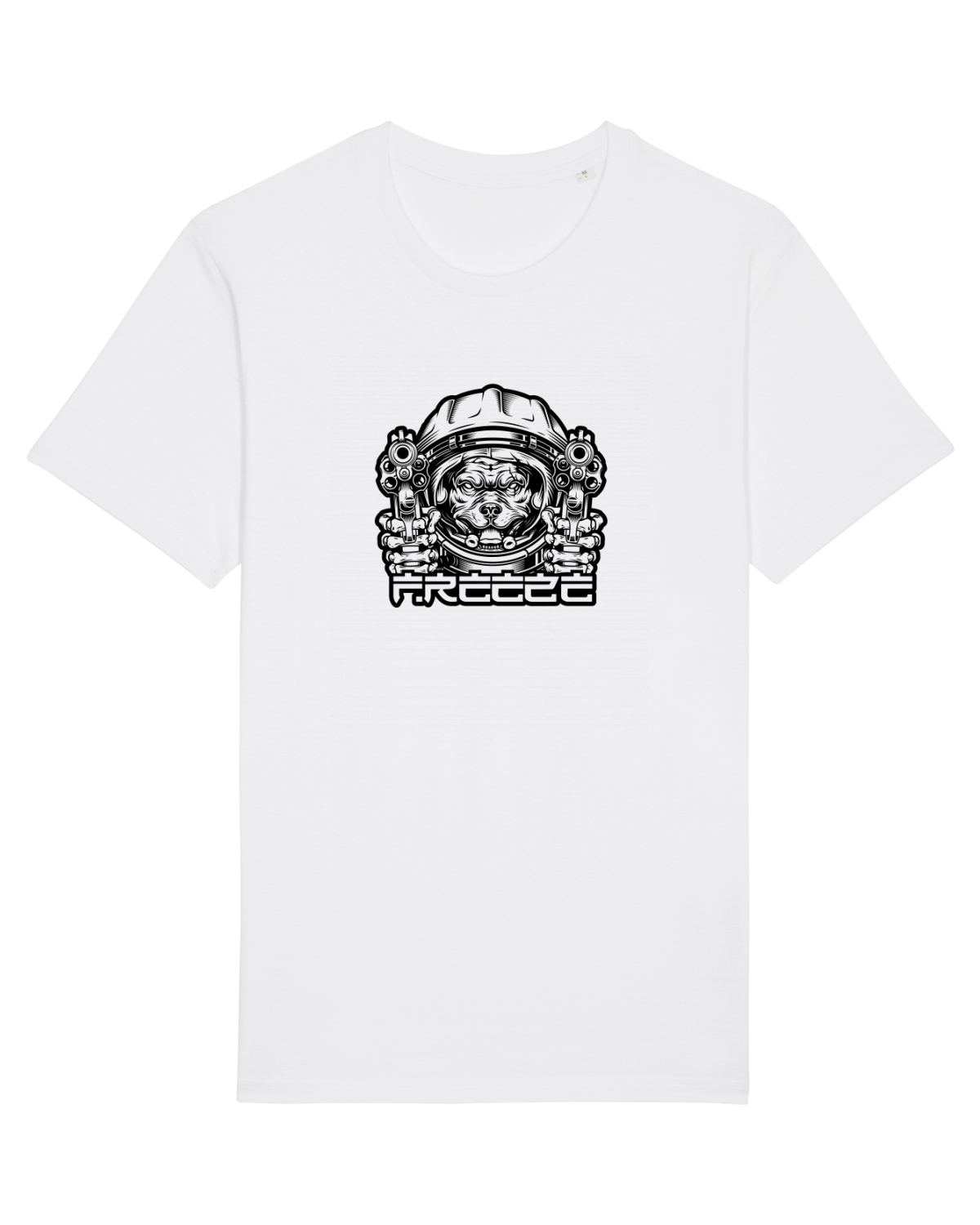 Tricou mânecă scurtă Unisex Rocker White