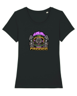 Freeze! Tricou mânecă scurtă guler larg fitted Damă Expresser