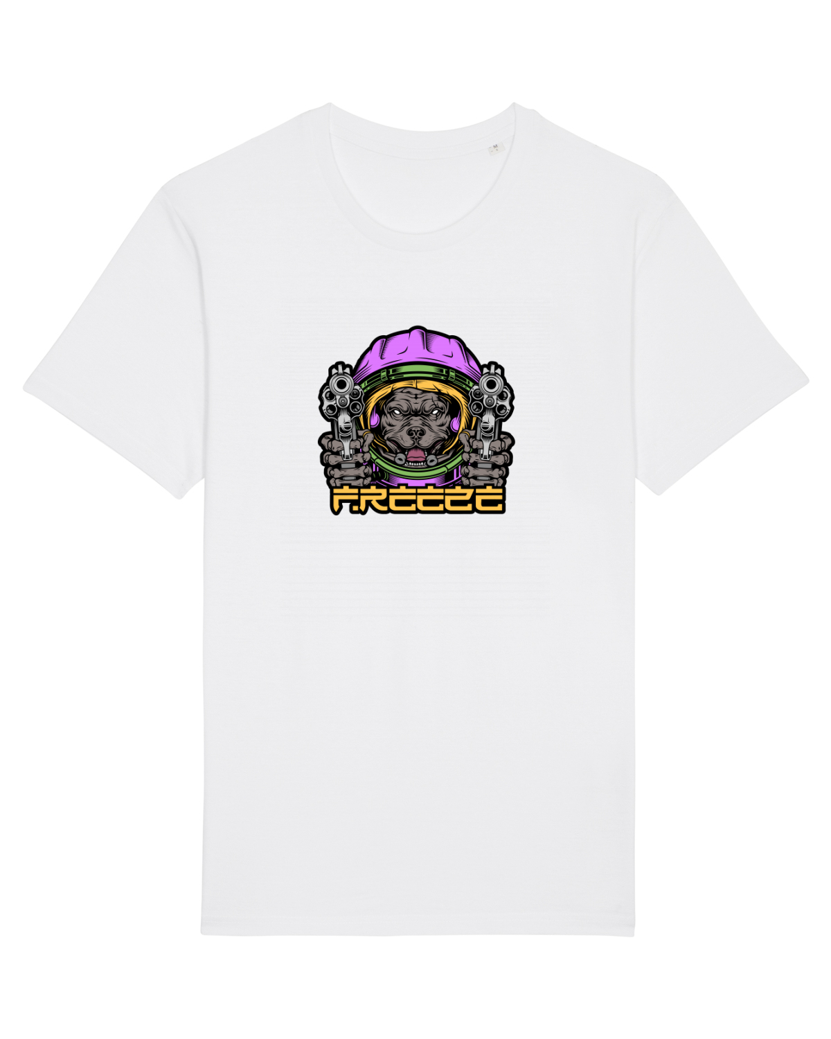Tricou mânecă scurtă Unisex Rocker White