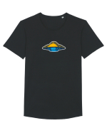 U.F.O. Tricou mânecă scurtă guler larg Bărbat Skater