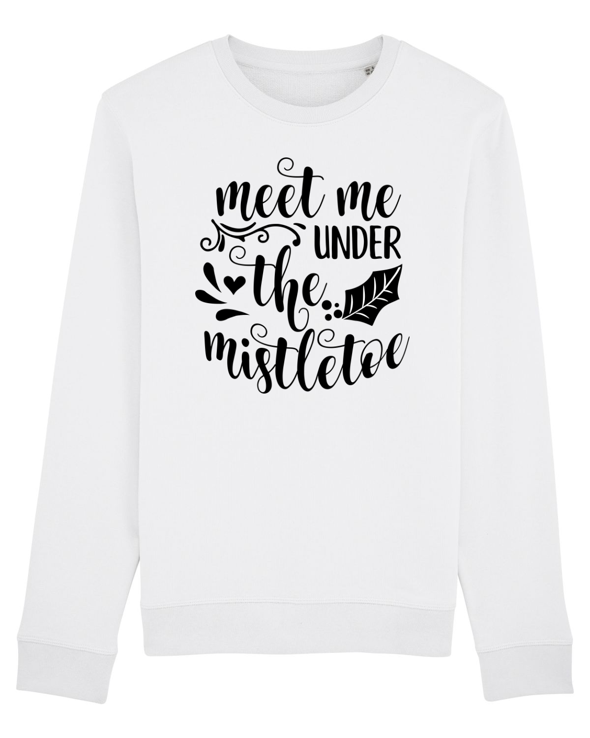 Bluză mânecă lungă Unisex Rise White