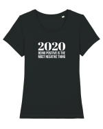 2020 Tricou mânecă scurtă guler larg fitted Damă Expresser