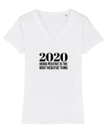 2020 Tricou mânecă scurtă guler V Damă Evoker