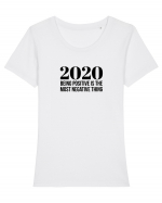 2020 Tricou mânecă scurtă guler larg fitted Damă Expresser