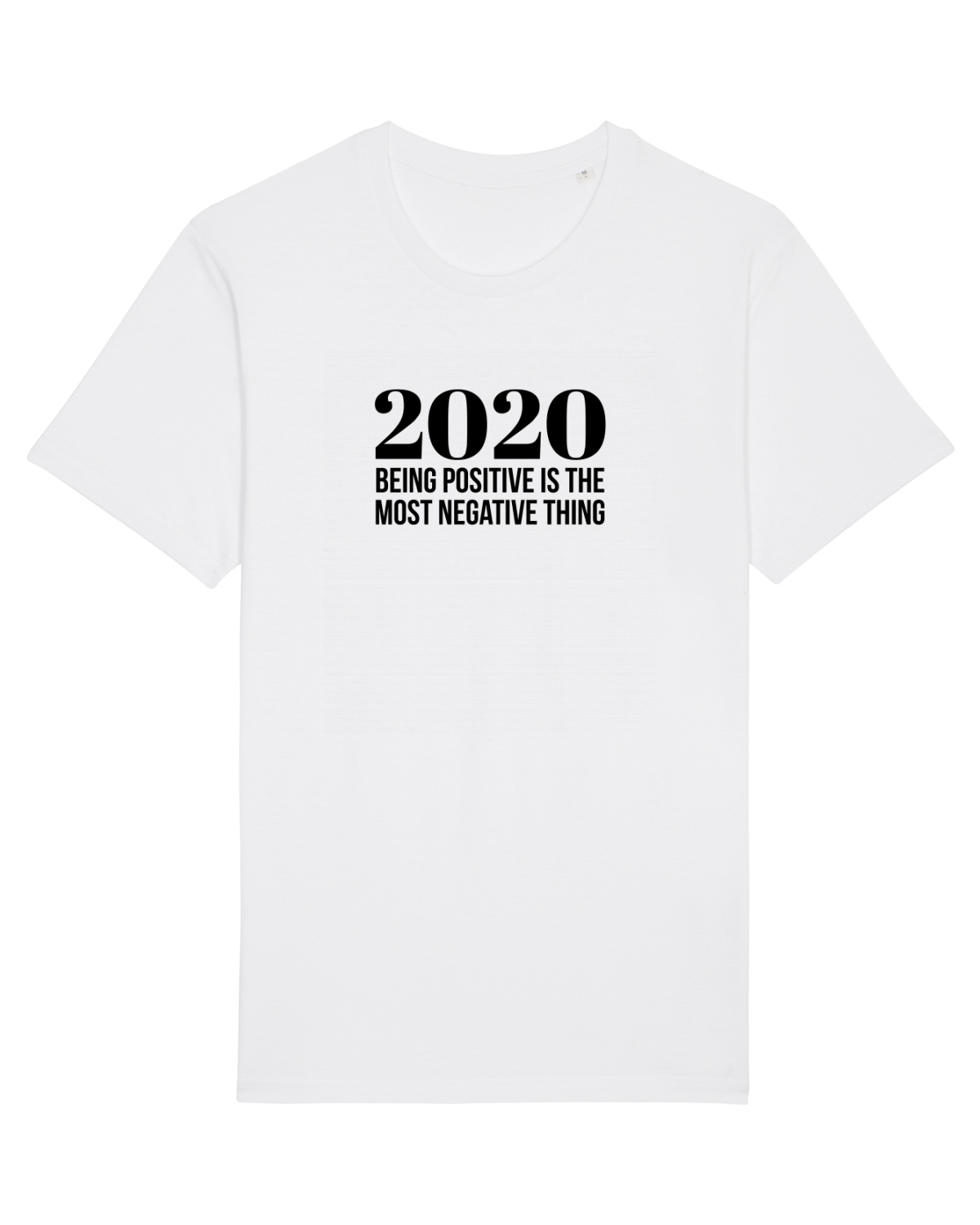 Tricou mânecă scurtă Unisex Rocker White