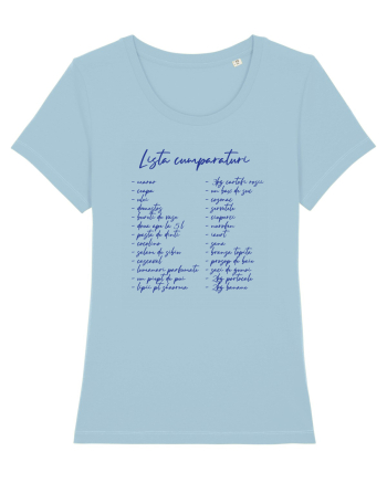 Lista cumparaturi Sky Blue