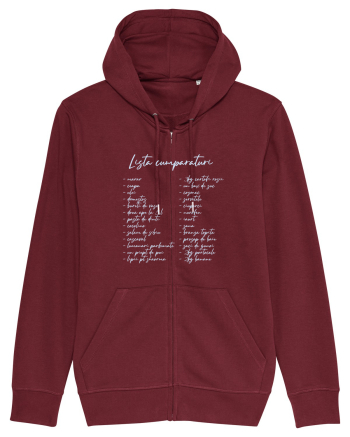 Lista cumparaturi Burgundy