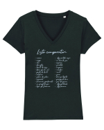 Lista cumparaturi Tricou mânecă scurtă guler V Damă Evoker