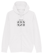 Comma sutra Hanorac cu fermoar Unisex Connector