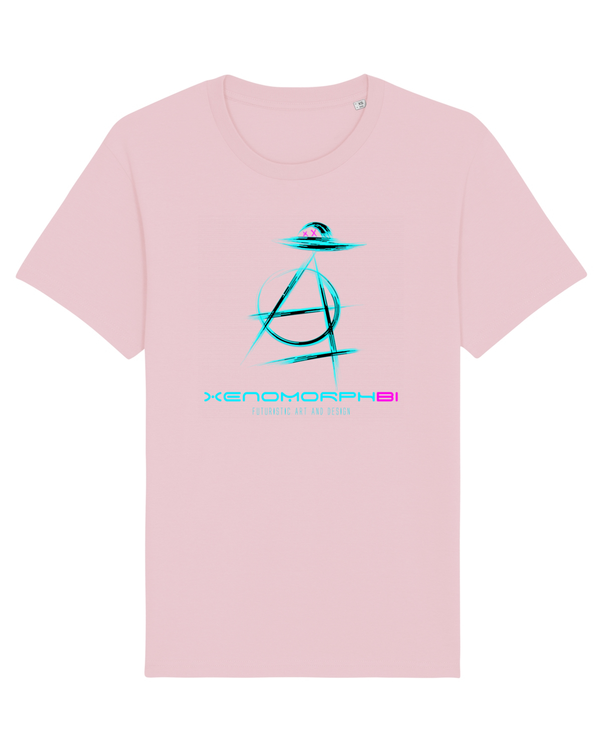 Tricou mânecă scurtă Unisex Rocker Cotton Pink