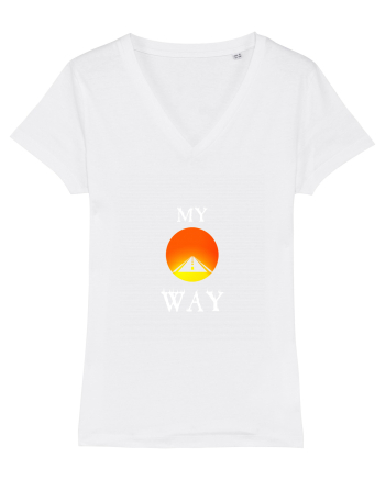 Tricou MY WAY  White