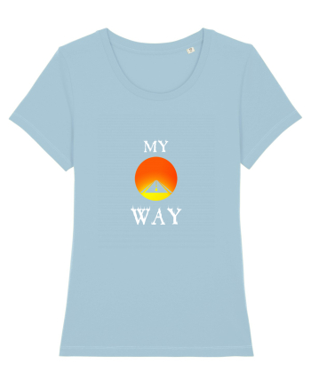 Tricou MY WAY  Sky Blue