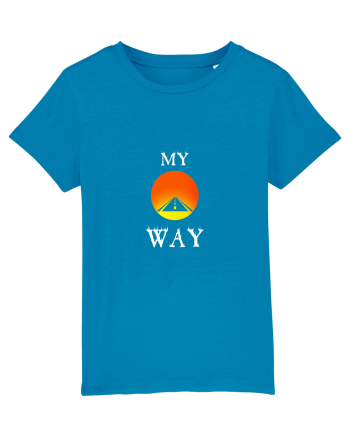 Tricou MY WAY  Azur
