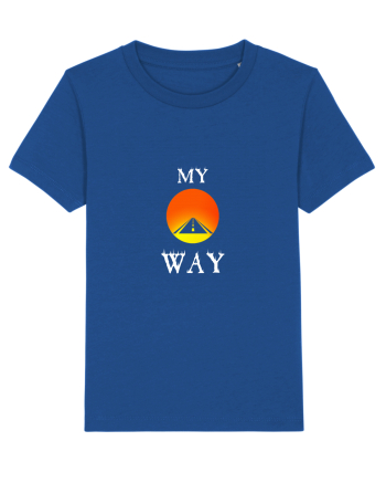 Tricou MY WAY  Majorelle Blue