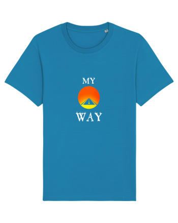 Tricou MY WAY  Azur