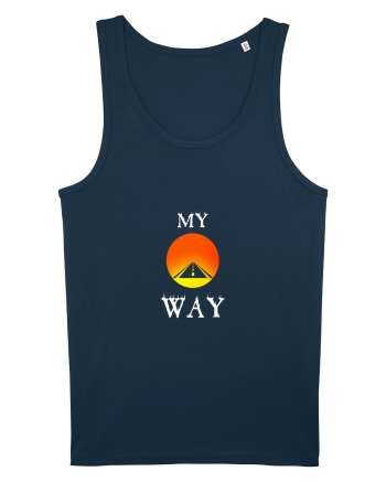 Tricou MY WAY  Navy