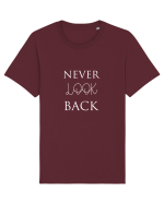 NEVER LOOK BACK Tricou mânecă scurtă Unisex Rocker