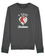 I Love Christmas ! Bluză mânecă lungă Unisex Rise