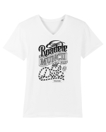Proverb românesc Tricou mânecă scurtă guler V Bărbat Presenter