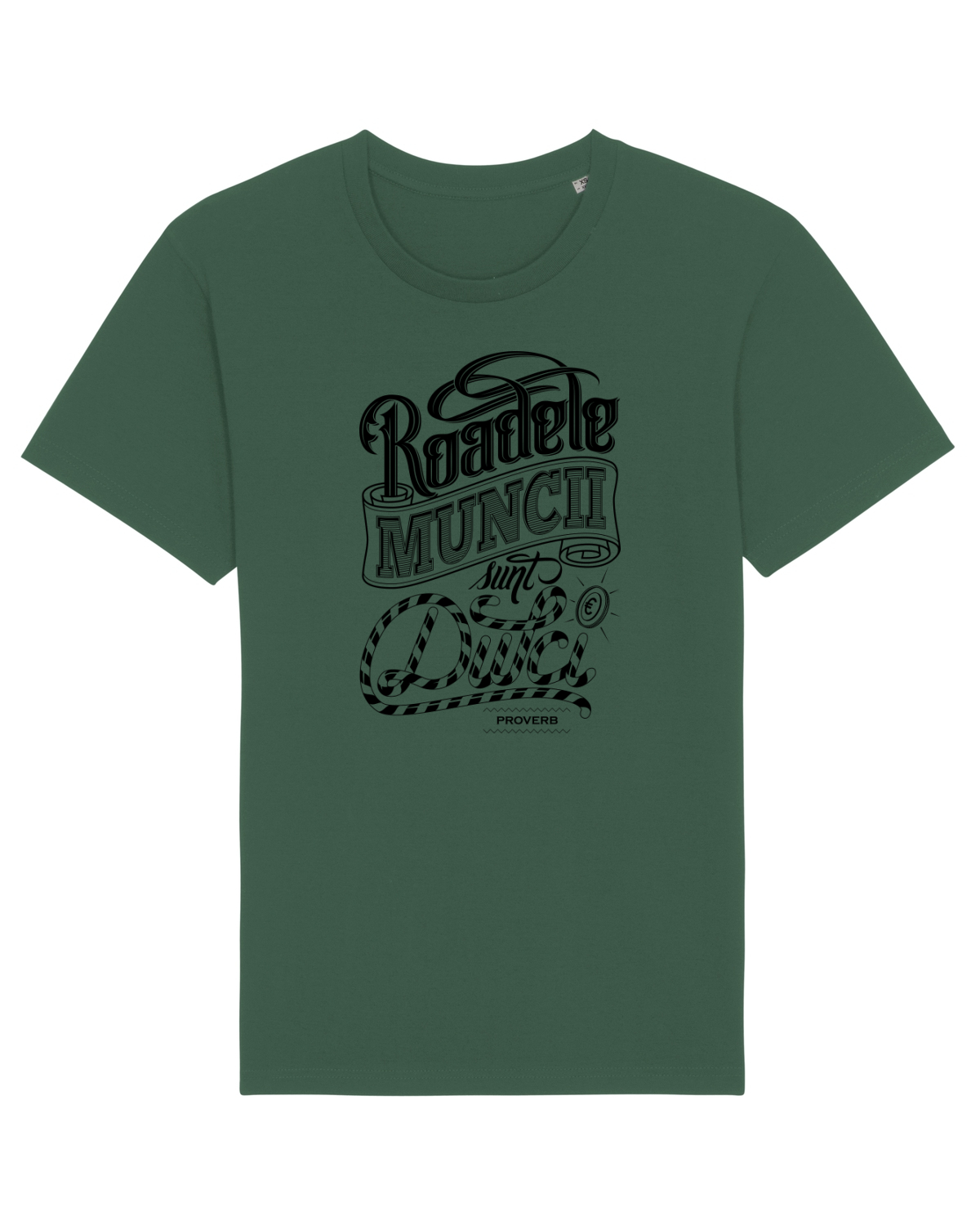 Tricou mânecă scurtă Unisex Rocker Bottle Green