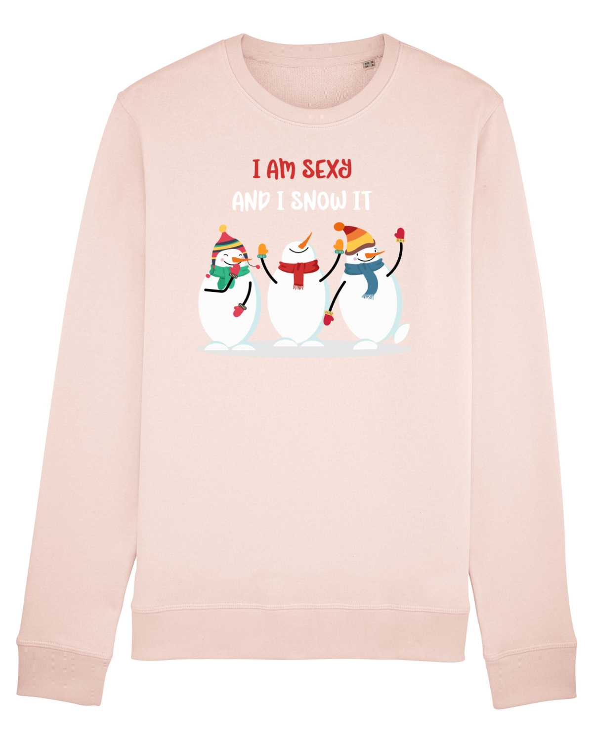 Bluză mânecă lungă Unisex Rise Candy Pink