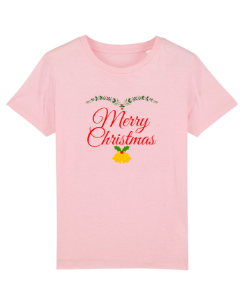 Merry Christmas Cotton Pink