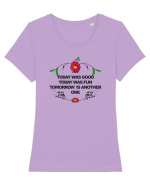 Today Was Good Tricou mânecă scurtă guler larg fitted Damă Expresser