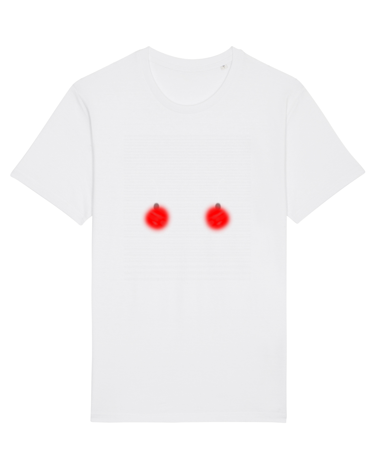Tricou mânecă scurtă Unisex Rocker White