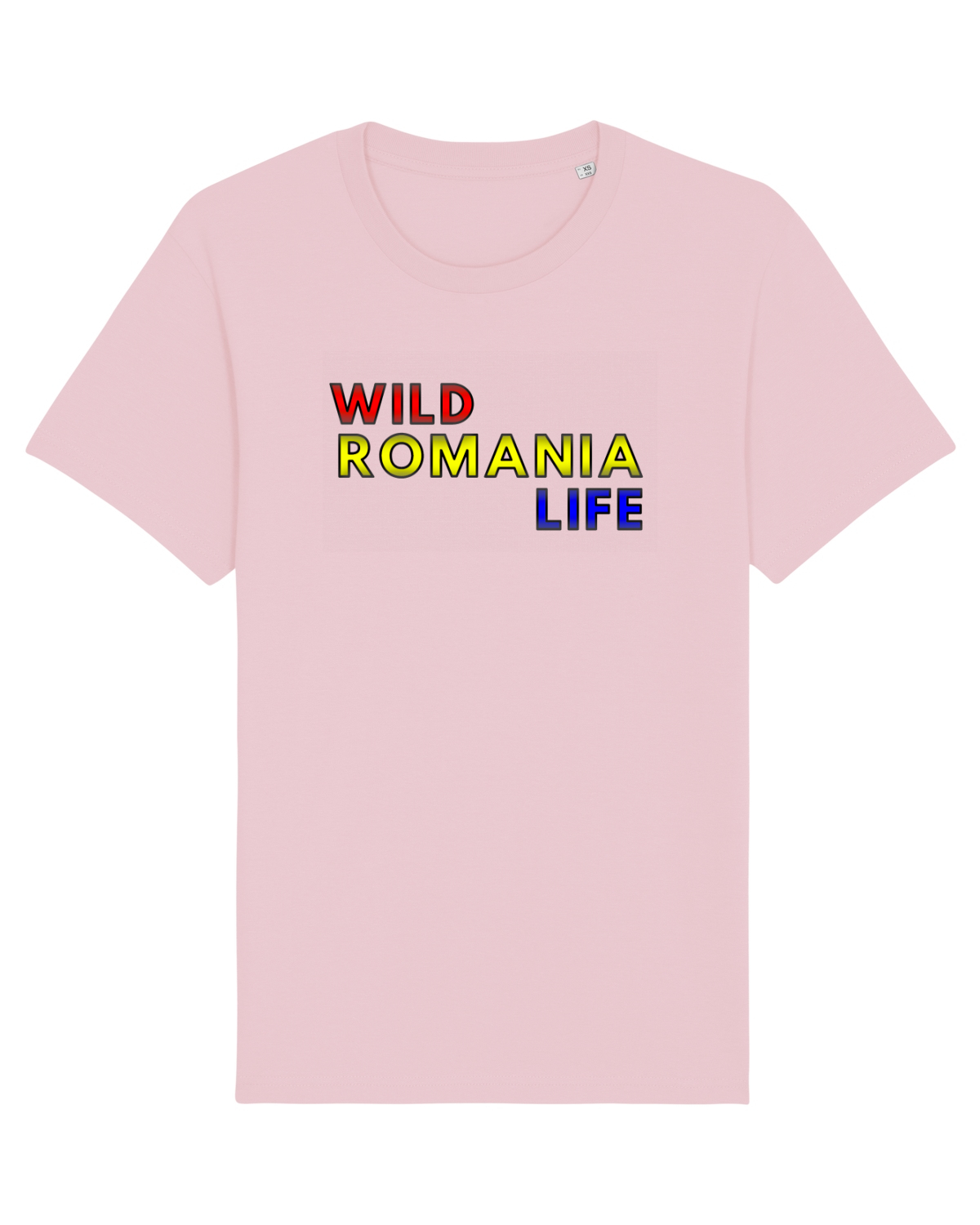 Tricou mânecă scurtă Unisex Rocker Cotton Pink