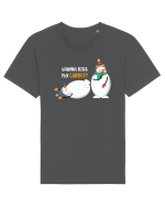 Vrei să-mi pupi morcovul? Tricou mânecă scurtă Unisex Rocker
