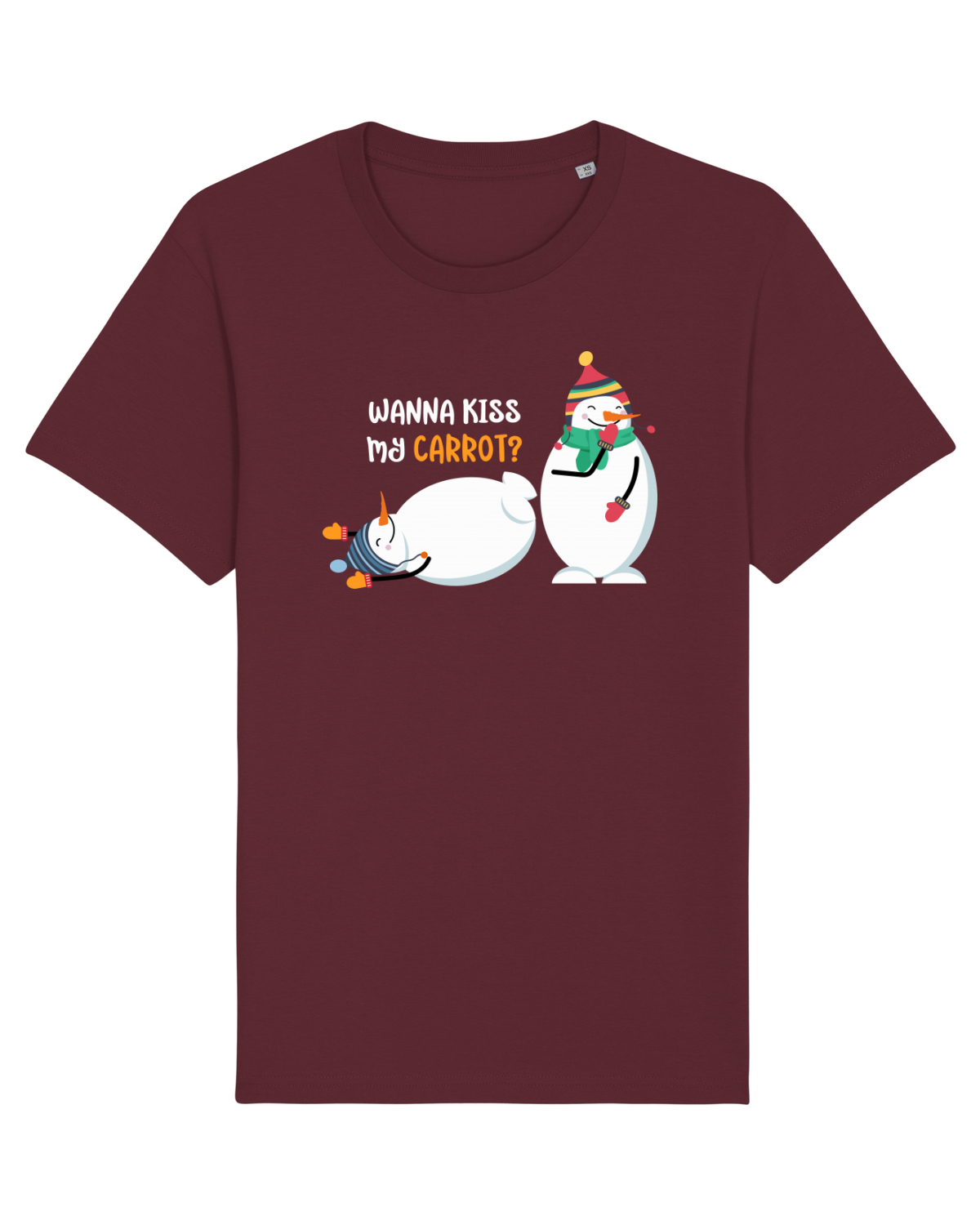 Tricou mânecă scurtă Unisex Rocker Burgundy