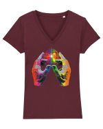 Light Spectrum Tricou mânecă scurtă guler V Damă Evoker