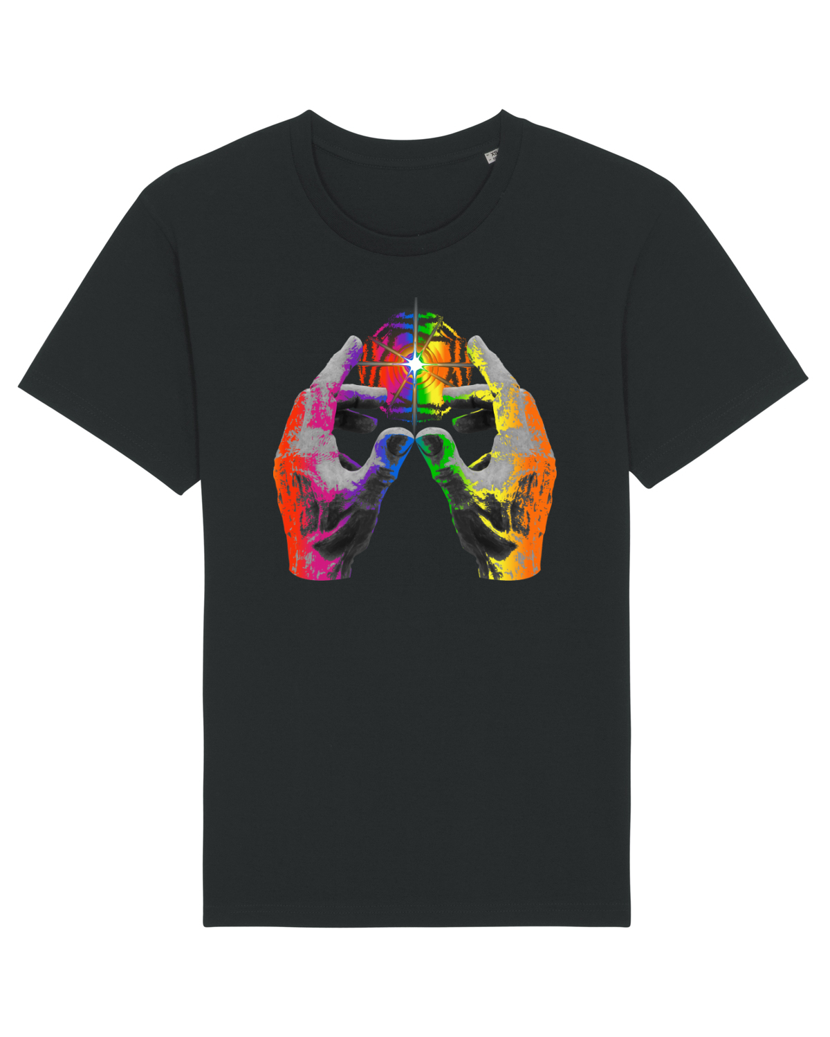 Tricou mânecă scurtă Unisex Rocker Black