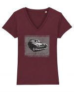 1956 Ford Fairlane T-Shirt Tricou mânecă scurtă guler V Damă Evoker