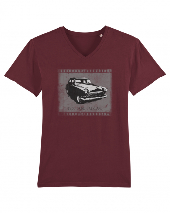 1956 Ford Fairlane T-Shirt Burgundy