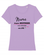 Nurse Tricou mânecă scurtă guler larg fitted Damă Expresser