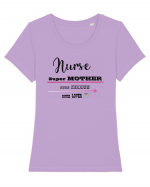 Nurse Tricou mânecă scurtă guler larg fitted Damă Expresser