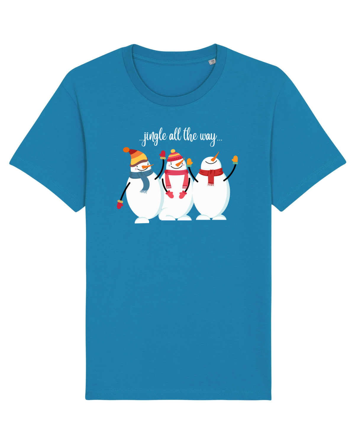 Tricou mânecă scurtă Unisex Rocker Azur