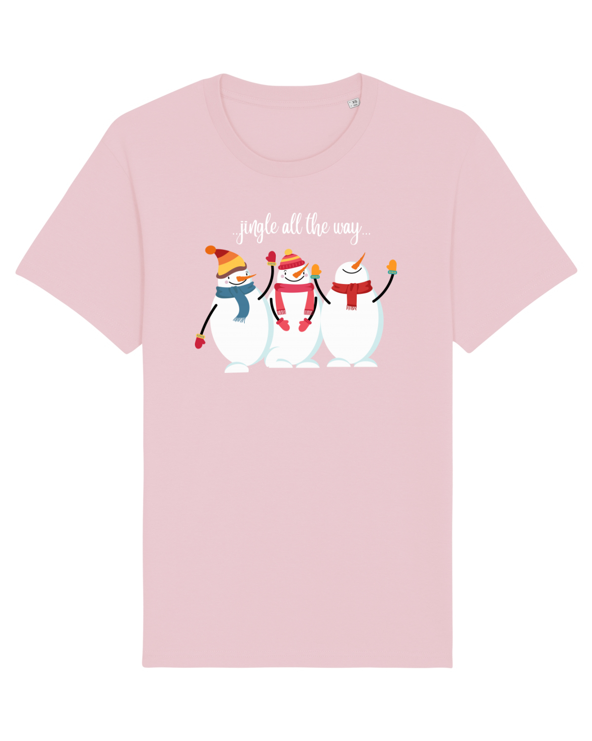 Tricou mânecă scurtă Unisex Rocker Cotton Pink
