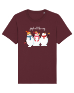 Trei oameni de zăpadă Tricou mânecă scurtă Unisex Rocker