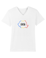 1 Decembrie 1918 Tricou mânecă scurtă guler V Bărbat Presenter