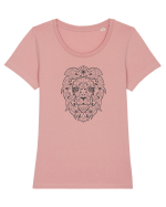 Leu Tricou mânecă scurtă guler larg fitted Damă Expresser