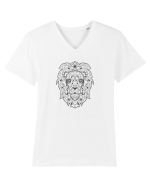Leu Tricou mânecă scurtă guler V Bărbat Presenter