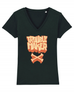 Trouble Maker III Tricou mânecă scurtă guler V Damă Evoker