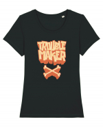 Trouble Maker III Tricou mânecă scurtă guler larg fitted Damă Expresser