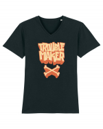 Trouble Maker III Tricou mânecă scurtă guler V Bărbat Presenter
